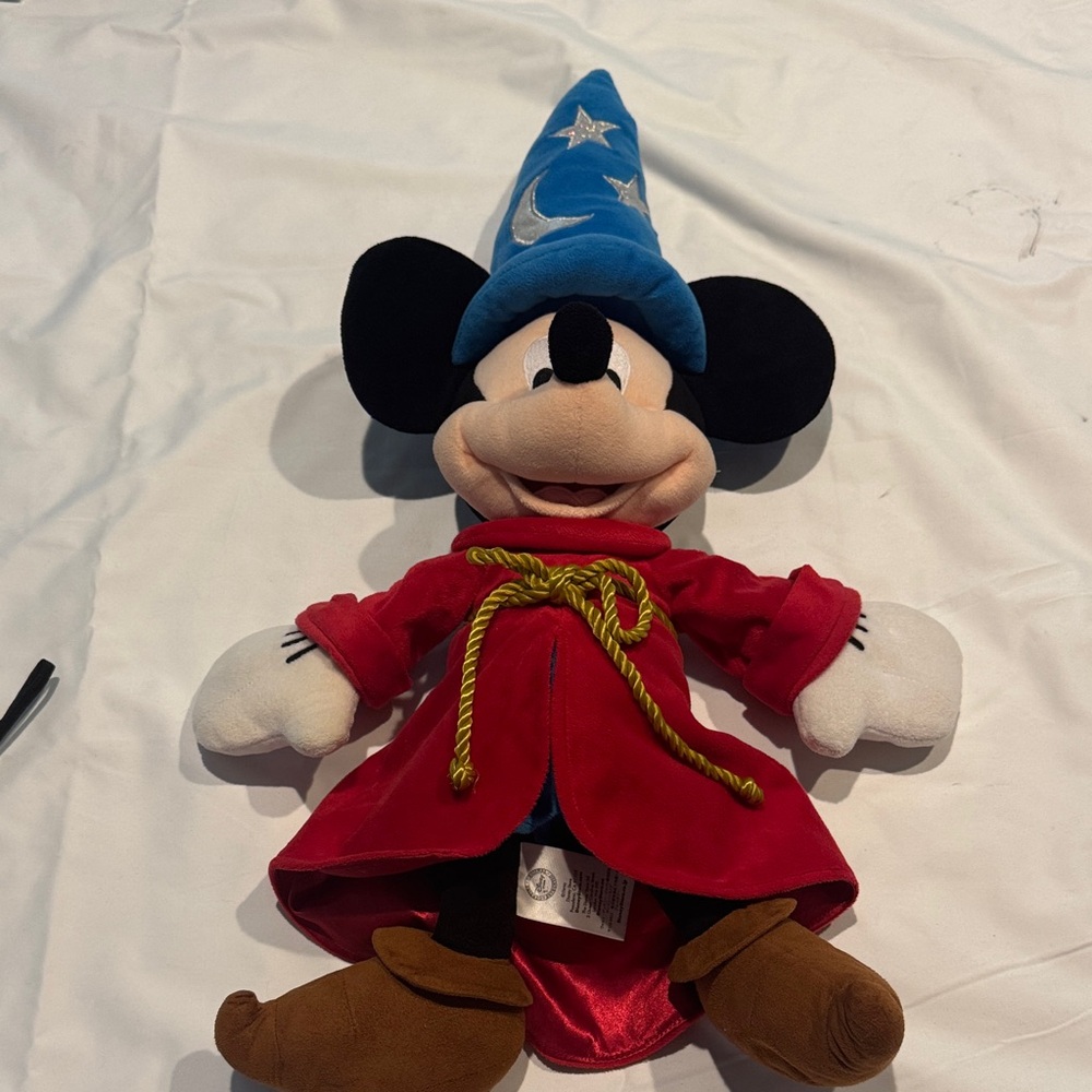 Disney Mickey Mouse Sorcerer Plush - Red, Blue, Black